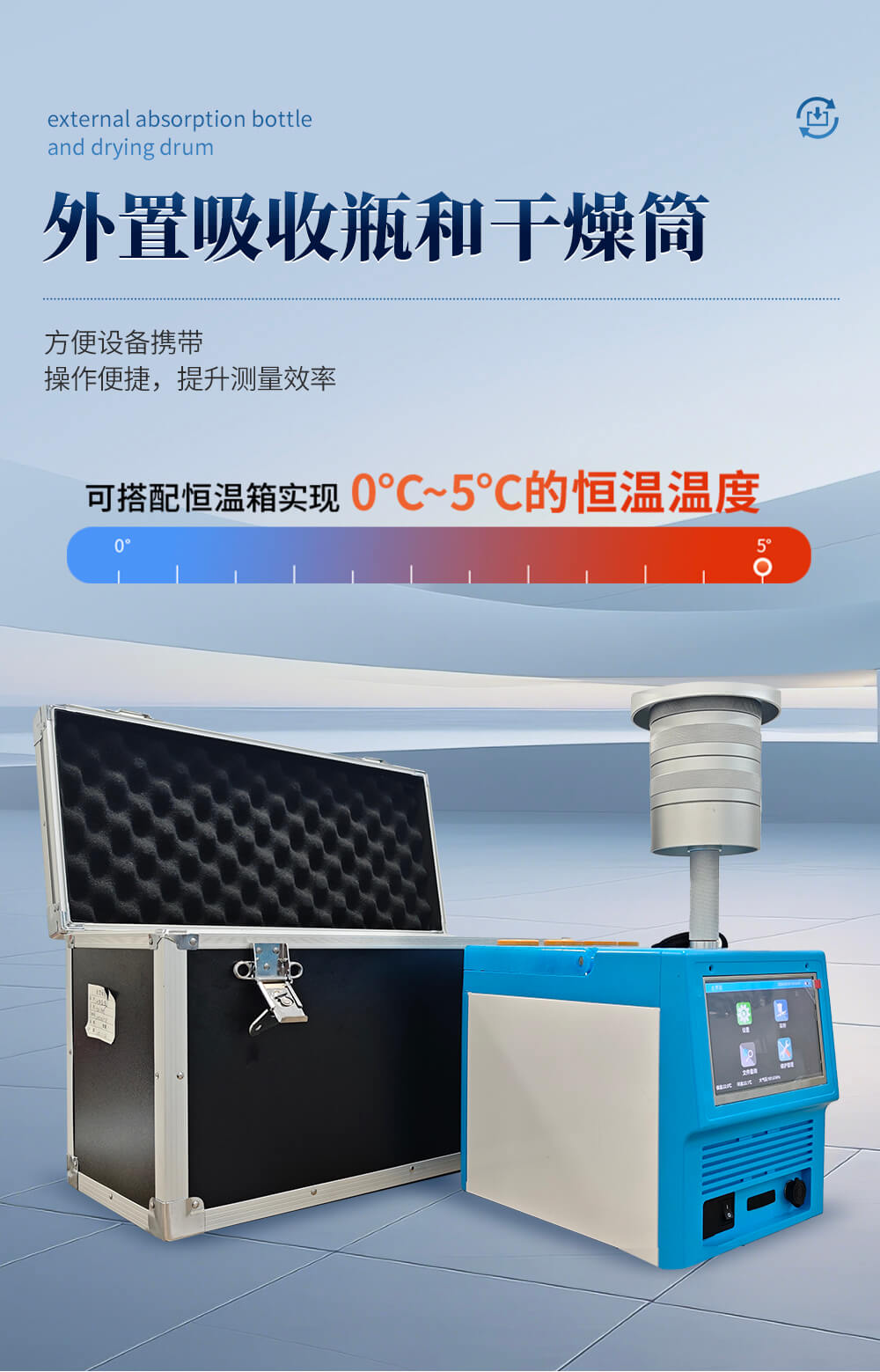 便攜式雙路大氣采樣器