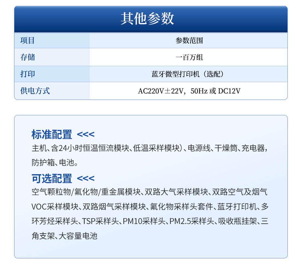 便攜式雙路大氣采樣器